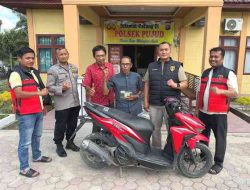 Polsek Pujud Berhasil Ungkap dan Kembalikan Motor Hilang Milik Ustaz di Bagan Batu