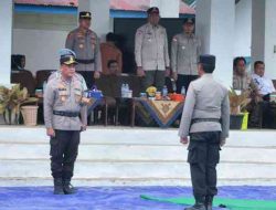Kapolres Rokan Hilir Pimpin Apel Siaga Karhutla di Perkebunan PT Salim Ivomas Pratama di Rumbia II