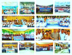 Polres Rokan Hilir dan Jajaran Gencarkan Sosialisasi Bahaya Narkoba di Sekolah