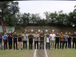 Kapolres Binjai Latihan Menembak Bersama Forkopimda Kota Binjai
