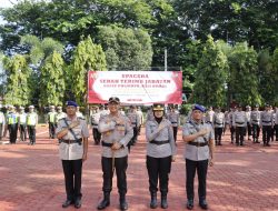 Kapolres Langkat Pimpin Sertijab Kasat dan Kasi Humas
