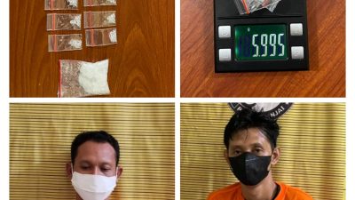 Dua Pria Sebagai Pengedar Narkoba, Ditangkap Satresnarkoba Polres Binjai