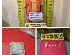 Pengedar Sabu ‘Kebo’ Diciduk Tim KBN Pantai Labu, Polisi Sita Empat Paket Narkoba