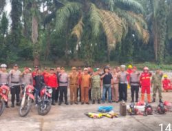 Perkuat Sinergi Cegah Kebakaran Hutan dan Lahan, Kapolsek Tandun Gelar Apel Siaga Karhutla di Kecamatan Tandun