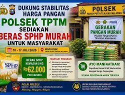 Dukung Stabilitas Harga Pangan, Polsek TPTM Sediakan Beras SPHP Murah untuk Masyarakat