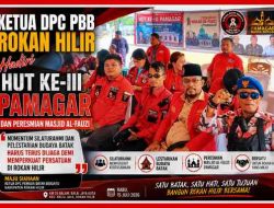 Ketua DPC PBB Rokan Hilir Hadiri HUT Ke-III PAMAGAR dan Peresmian Masjid Al-Fauzi