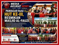 Sukses Rayakan HUT Ke-III, PAMAGAR Rohil dan Resmikan Masjid Al-Fauzi