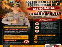 Kapolsek Rantau Kopar Serukan Pencegahan Karhutla, Tegaskan Larangan Membakar Hutan dan Lahan