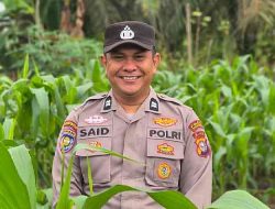 Polsek TPTM Optimalkan Program Ketahanan Pangan Dengan Penanaman Jagung