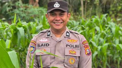 Polsek TPTM Optimalkan Program Ketahanan Pangan Dengan Penanaman Jagung