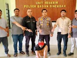 Polsek Bagan Sinembah Tangkap Terduga Pengedar Sabu, Sita 17 Paket Seberat 17,4 Gram