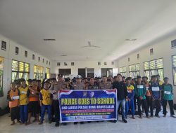 Polsek Bonai Darussalam Edukasi Siswa Baru SMKN 1 Bonai Darussalam, Tanamkan Semangat Anti-Bullying dan Anti-Narkoba Sejak MPLS