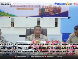 Buka Rakor GTRA 2026, Bupati Anton Komit Wujudkan Keadilan Pertanahan dan Kesejahteraan di Rokan Hulu