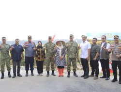 Dukung Ketahanan Pangan Nasional, Kapolres Langkat Bersama Jajaran TNI dan Forkopimda Hadiri Panen Raya Virtual di Sirapit