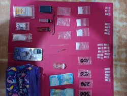 Polsek Kunto Darussalam Tangkap Pengedar Narkotika, Amankan Barang Bukti 24,38 gram Sabu