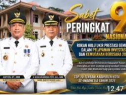 Duet Bupati Anton dan Wabup Syafaruddin Poti, Rokan Hulu Tembus 10 Besar Nasional, Raih Peringkat 9 PTSP dan Kemudahan Berusaha 2026