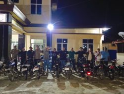 Polsek Bagan Sinembah Amankan 11 Motor dalam Razia Balap Liar, Wujud Nyata Hadirnya Polri Menjaga Keselamatan Masyarakat