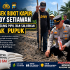Dukung Swasembada Pangan 2026, Polsek Bukit Kapur Tanam Jagung Pipil dan Salurkan 50 Sak Pupuk Kandang