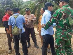 Kapolsek Simpang Kanan Turun ke Lokasi Perselisihan Lahan, Pastikan Situasi Tetap Kondusif