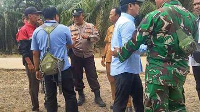 Kapolsek Simpang Kanan Turun ke Lokasi Perselisihan Lahan, Pastikan Situasi Tetap Kondusif