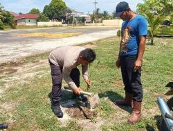 Polsek TPTM dan Warga Melayu Besar Kota Dorong Kepedulian Lingkungan Lewat Program Green Policing