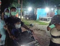 Polsek TPTM Bagikan 150 Masker kepada Warga, Antisipasi Gangguan Pernapasan