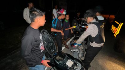 Tim RAGA Polsek Bukit Kapur Intensifkan KRYD, Antisipasi Premanisme dan Geng Motor di Kota Dumai