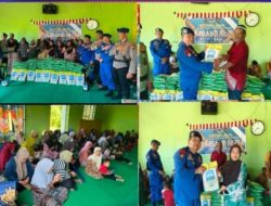 Sambut Hari Kemerdekaan, Ditpolairud Polda Riau Salurkan Bantuan Beras Bendera Merah Putih hingga Bibit Pohon di Rokan Hilir Melalui Program JALUR