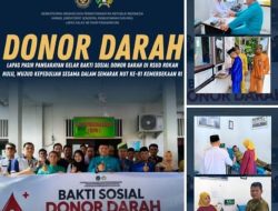 Lapas Pasir Pengaraian dan RSUD Rokan Gelar Bakti Sosial, Wujud Kepedulian Sesama dalam Semarak HUT ke-81 Kemerdekaan RI