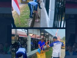 Semarak HUT ke-81 RI, Lapas Pasir Pangarayan Gelar Gotong Royong