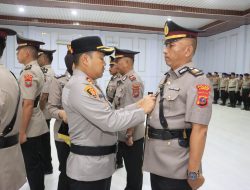 Kapolres Langkat Pimpin Sertijab Kabag Sdm, Kasat dan Kapolsek 