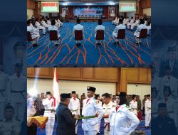 Lapas Kelas IIB Pasir Pangarayan Hadiri Pengukuhan Paskibraka Kabupaten Rokan Hulu Tahun 2026