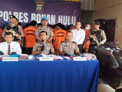 Gebrakan Polres Rohul, Bandar Narkoba Diringkus Bersama 2,03 Kg Sabu dan 246 Ekstasi