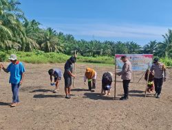 Dukung Swasembada Pangan 2026, Polsek Ujung Batu Gelar Penanaman Jagung Serentak Kwartal III