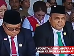 Anggota DPRD Labuhanbatu Maju Hasiholan Sibarani S.H, Hadiri Upacara HUT RI ke-81 di Bilah Hulu