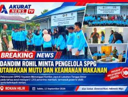 Dandim Rohil Minta Pengelola SPPG Utamakan Mutu dan Keamanan Makanan