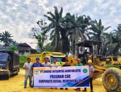 PT SIA Bangun Joging Trek di Bagan Batu, Dorong Warga Harapan Makmur Selatan Gemar Berolahraga