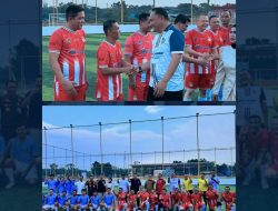 Kalapas Hadiri Kajari Rohul Cup, Lapas Pasir Pangarayan Turunkan Tim Terbaik