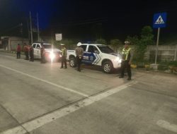 Antisipasi Geng Motor hingga Balap Liar, Satlantas Polres Langkat Gelar Patroli UKL di Stabat