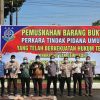 Waka Polres Binjai Hadiri Pemusnahan Barang Bukti di Kejaksaan Negeri Binjai