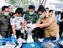 Wabup Rohil Hadiri Pemusnahan Barang Bukti Tindak Pidana di Kejari
