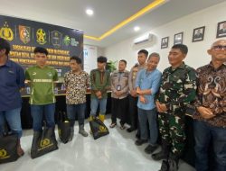 Kapolsek Tanjung Agung Bersama Serdik Sespimmen Polri Dikreg 67 Perkuat Mitigasi Karhutla di Kecamatan Tanjung Agung