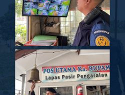 KOMANDAN JAGA PANTAU SITUASI KEAMANAN, LAYANAN DAN PENGAMANAN DI LAPAS KELAS IIB PASIR PANGARAYAN TETAP KONDUSIF