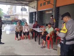 Polsek Bagan Sinembah Gencarkan Woro-Woro Keliling Cegah Karhutla