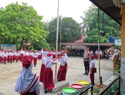 Polsek Bagan Sinembah Hadir di Sekolah, Tanamkan Disiplin dan Bijak Bermedia Sosial