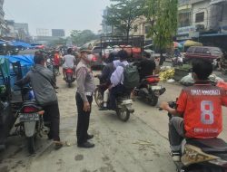 POLSEK BAGAN SINEMBAH GELAR STRONG POINT PAGI, PASTIKAN ARUS LALU LINTAS LANCAR DAN AMAN