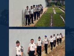 Lapas Pasir Pengaraian Gelar Kontrol Keliling Tembok , Pastikan Keamanan dan Ketertiban Tetap Terjaga