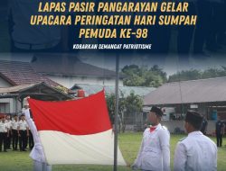 Lapas Pasir Pangarayan Gelar Upacara Peringatan Hari Sumpah Pemuda ke-98, Kobarkan Semangat Patriotisme