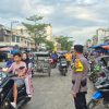 POLSEK BAGAN SINEMBAH LAKSANAKAN STRONG POINT PAGI, WUJUDKAN KAMSELTIBCARLANTAS DAN CEGAH KECELAKAAN LALU LINTAS