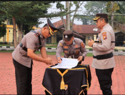 Sertijab Wakapolres Rokan Hilir, Kapolres: Pembinaan Karier Wujud Semangat “Polisi Bersama Masyarakat”